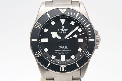 Tudor 帝舵 PELAGOS 25600TN 鈦合金500米潛水錶 5612機芯 2023.03盒單齊全 42mm