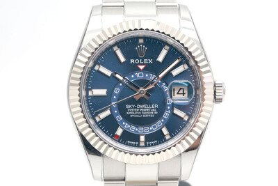 Rolex 勞力士 SKY-Dweller 336934 天行者年曆第二地時區顯示 藍色面盤 2023.09盒單齊全 42mm