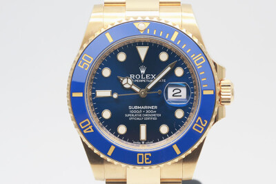 Rolex 勞力士 Submariner 126618LN 18K黃金藍色陶瓷外圈 3235機芯 2021.06盒單齊全 41mm
