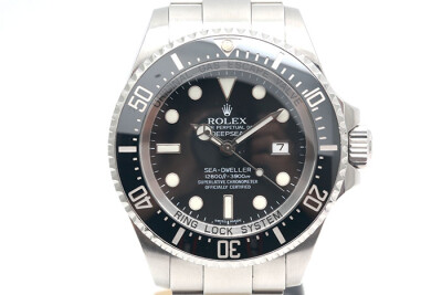Rolex 勞力士 DeepSea 116660 3900米水鬼王潛水錶黑色面盤 2010保單 44mm