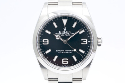 Rolex 勞力士 ExplorerI 124270 探險家一號 經典369時標面盤 2022.12新式保卡 36mm