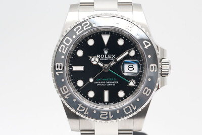 Rolex 勞力士 GMT-MasterII 126710GRNR 格林威治第二地時間顯示 黑灰陶瓷外圈大版帶 2024.09品像如新 40mm