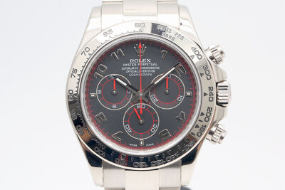 Rolex 勞力士 Daytona 116509 18k白金絕版黑色賽車面盤 計時累計功能 2008台灣保單 40mm