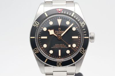 Tudor 帝舵 BLACKBAY 79030N 黑色200米潛水錶搭配復古型鍊帶 2021.05盒單齊全 39mm