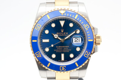 Rolex 勞力士 Submariner 116613LB 18K黃金及鋼色藍色陶瓷外圈 3135機芯 盒單齊全 40mm