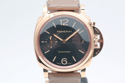Panerai 沛納海 LuminorDue Pam1029 18k玫瑰金黑色三明治面盤 900自動上鍊 2020盒單齊全 38mm