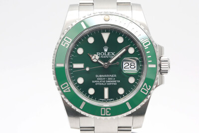 Rolex 勞力士 Submariner 116610LV 鋼製300米潛水錶 二代綠水鬼 3135機芯 2014.05台灣保單 40mm