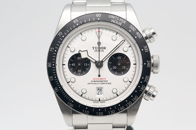 Tudor 帝舵 BLACKBAY CHRONO 79360N 白色熊貓面盤計時累計功能 MT5813機芯 2022.05保單 41mm