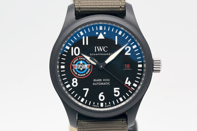 IWC 萬國錶 馬克18飛行員系列 IW324712 Top Gun海軍空戰部隊SFTI特別版 盒單齊全品像如新 41mm