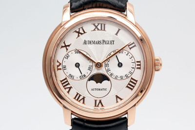 Audemars Piguet 愛佊 Jules系列 26250OR.OO.A088CR.01 18k玫瑰金全日曆月像顯示 36mm