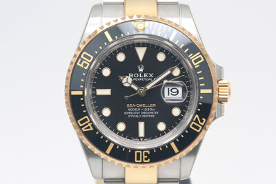 Rolex 勞力士 Sea-Dweller 126603 海使1200米潛水錶18k金半金款 3235機芯 2022.05品像如新盒單齊全 43mm