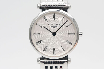 Longines 浪琴 嘉嵐系列 L42094716 纖薄錶殼鍊帶款 女用款 2022.01台灣保單24mm
