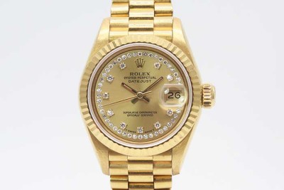 Rolex 勞力士 Datejust 69178 日誌型 18k黃金 自動上練 多層鑽石面盤 26mm