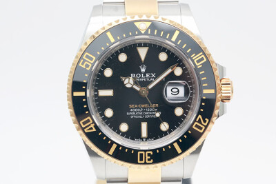 Rolex 勞力士 Sea-Dweller 126603 海使1200米潛水錶18k金半金款 3235機芯 2020.08盒單齊全 43mm