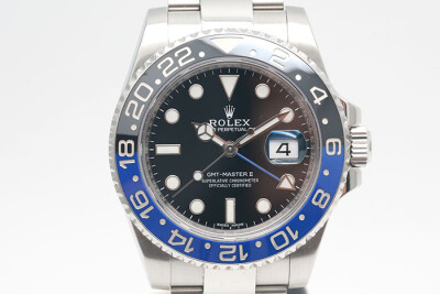 Rolex 勞力士 GMT-MasterII 116710BLNR 格林威治第二地時區顯示 黑藍雙色陶瓷外圈 2016.05台灣保單 40mm