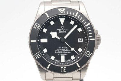 Tudor 帝舵 PELAGOS 25600TN 鈦合金製500米潛水錶 黑色陶瓷外圈 2022.11盒單齊全 42mm