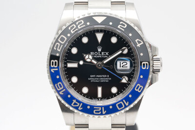 Rolex 勞力士 GMT-MasterII 126710BLNR 格林威治第二地時間顯示 黑藍雙色陶瓷外圈 品像良好2024.05保單 40mm