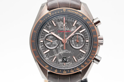 Omega 歐米茄 Speedmaster超霸月之暗面 31163445199001 隕石面盤陶瓷錶殼玫瑰金外圈 品像如新盒單齊全 44mm